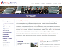 Tablet Screenshot of hovinghekwerk.nl